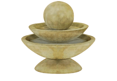 Round Combo Outdoor Cast Stone Garden Fountain Fountain Tuscan